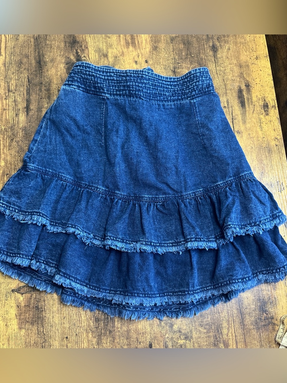 Pilcro/Anthropologie blue skirt